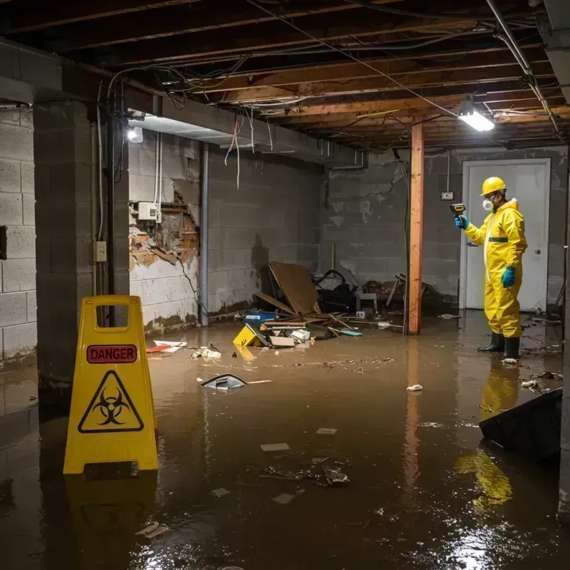 Flooded Basement Electrical Hazard in Palisade, CO Property